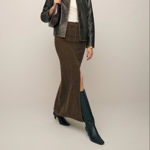 Reformation Dresses & Skirts - Reformation Tazz Maxi Corduroy Skirt